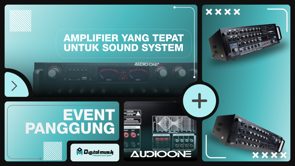 7 Tips Memilih Amplifier Sound System Event agar Tidak Salah