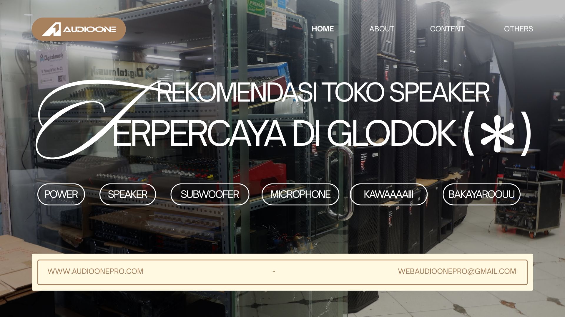 Toko Speaker Terpercaya di Glodok: 5 Pilihan Terbaik + Solusi Sound System Profesional