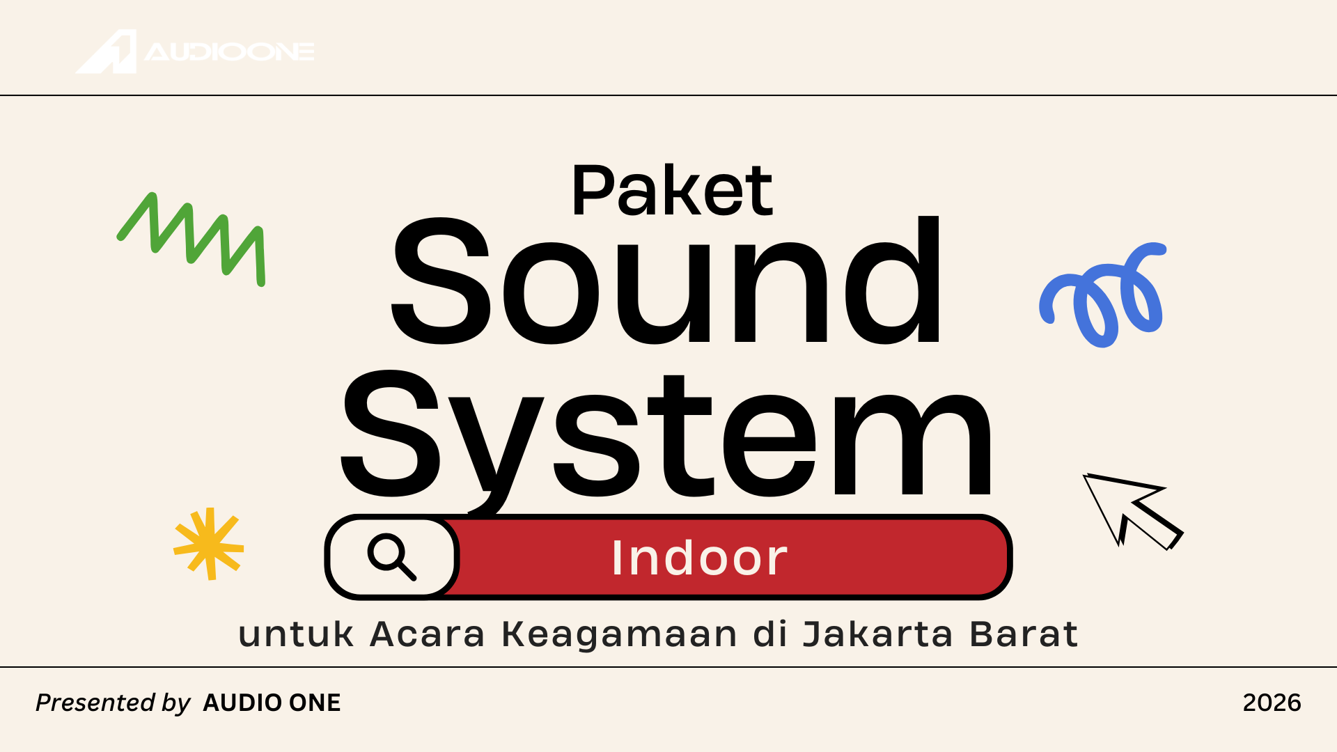Paket Sound System Indoor Jakarta Barat untuk Acara Keagamaan