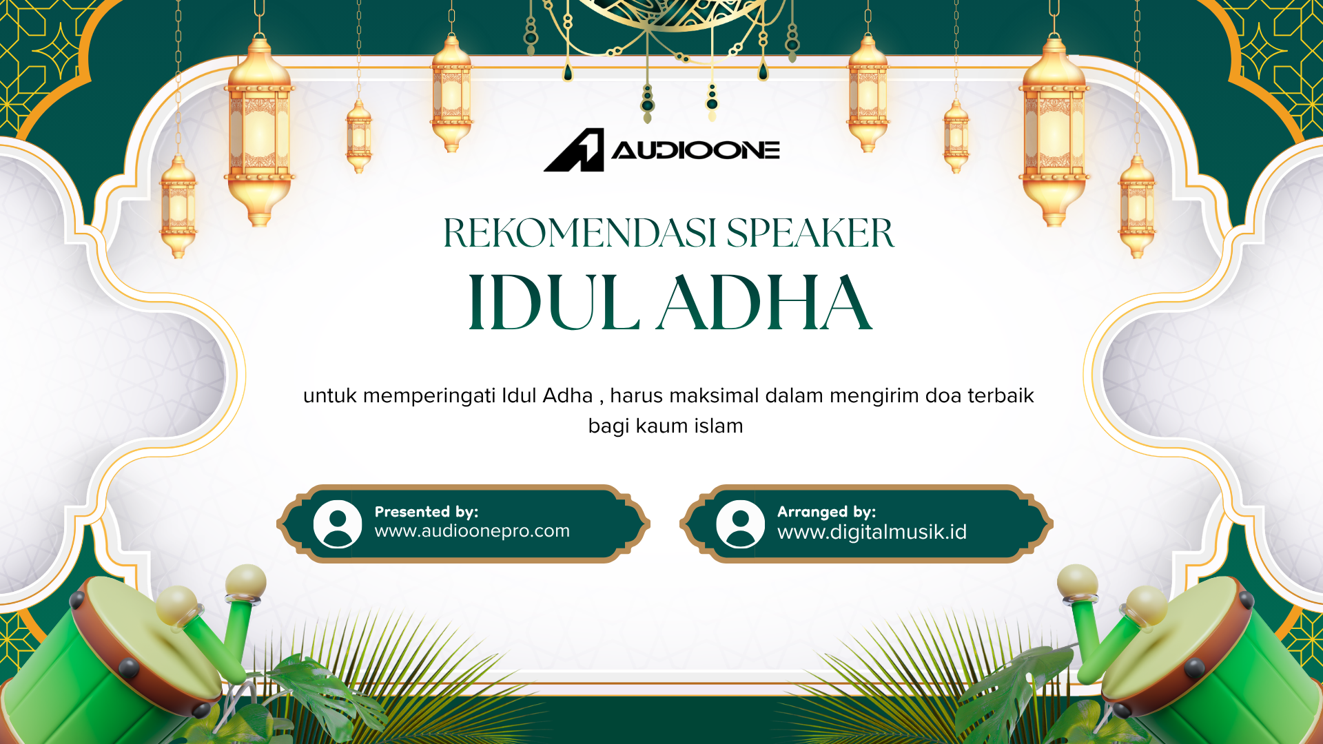 Speaker Idul Adha Outdoor Profesional Digital Musik