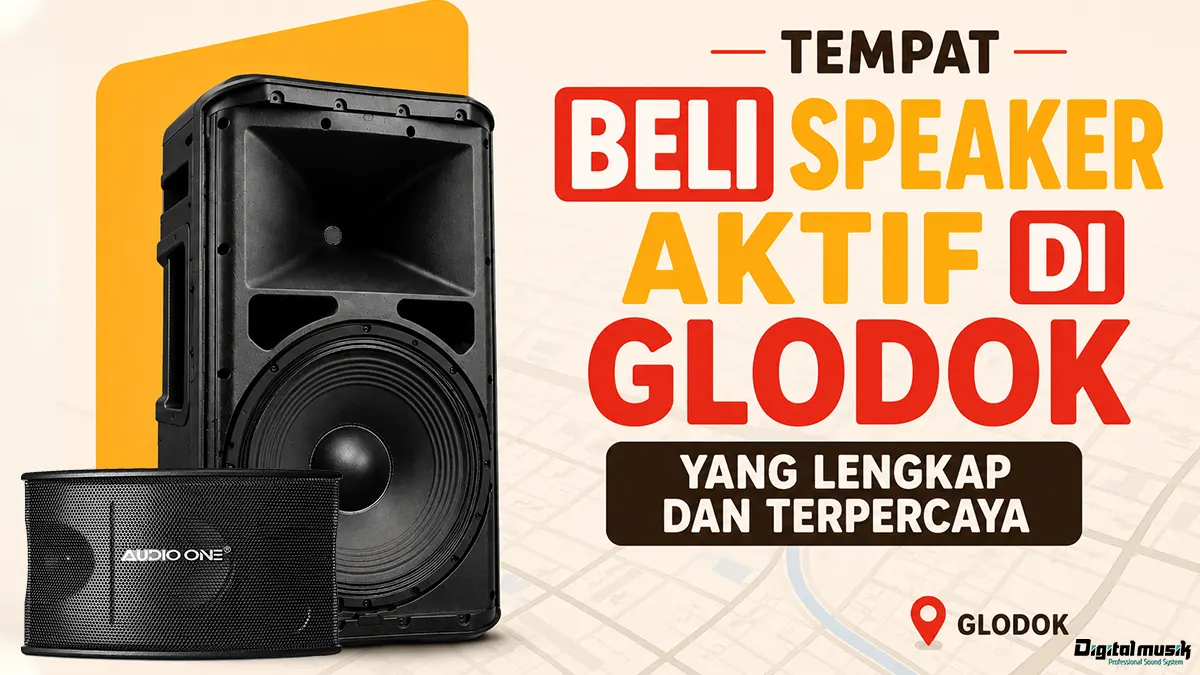Speaker aktif profesional untuk event di Glodok