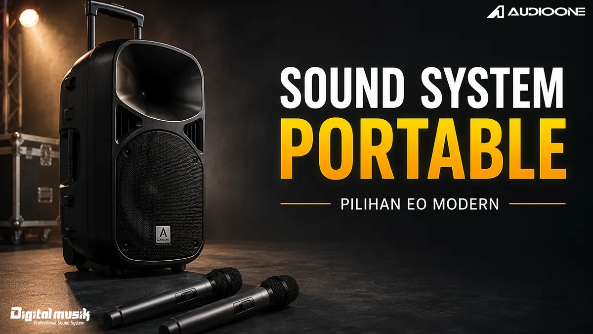 Kenapa Sound System Portable Semakin Banyak Dipakai Event Organizer?