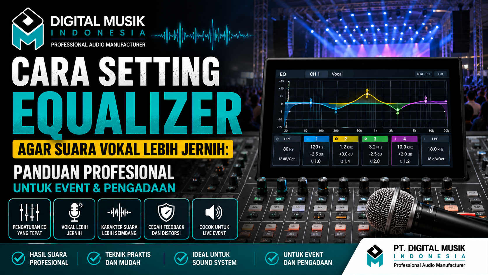 cara setting equalizer suara vokal jernih