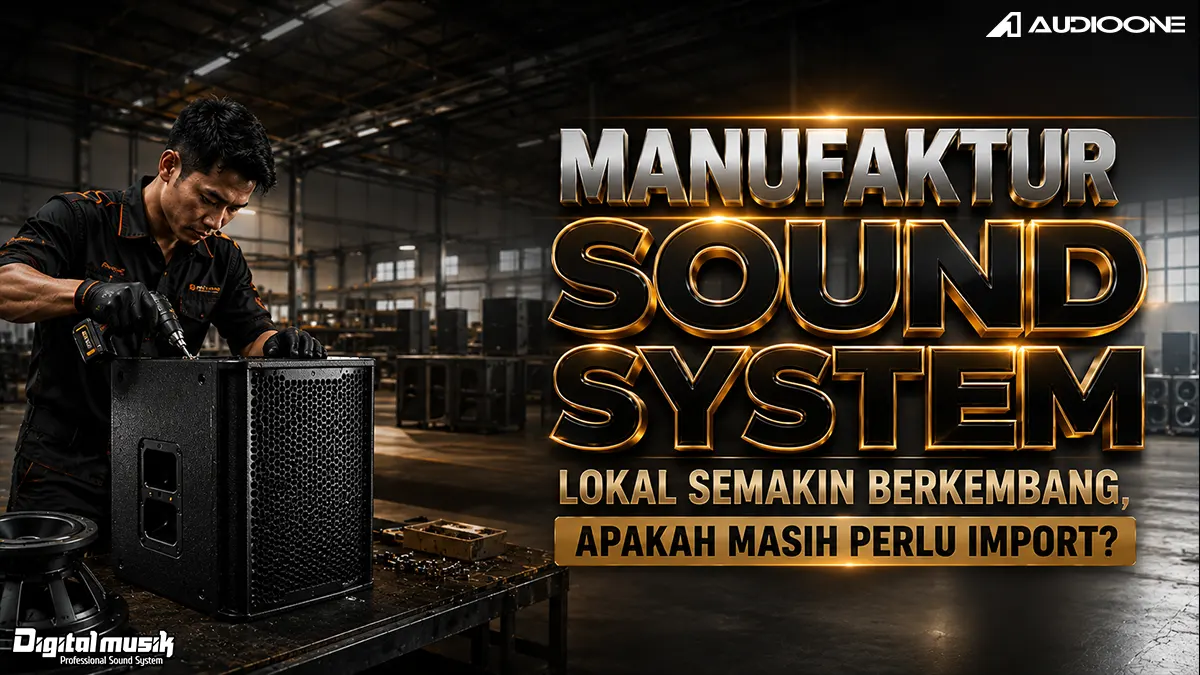 Workshop manufaktur sound system lokal profesional