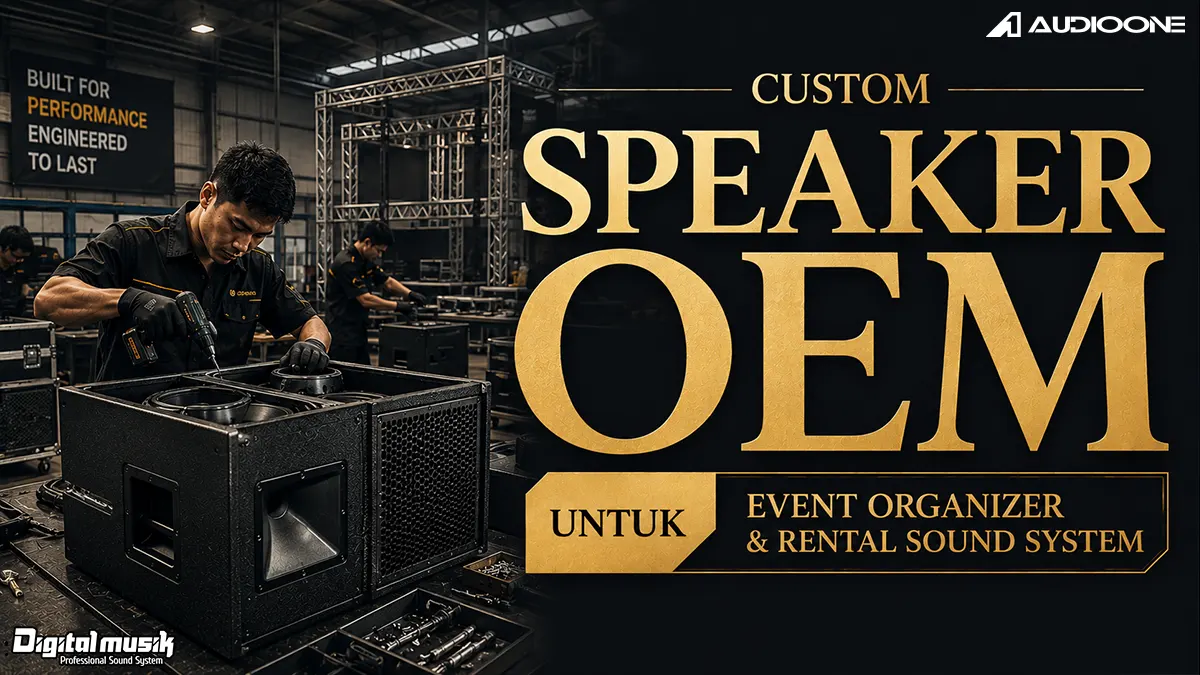 custom speaker OEM untuk event organizer dan rental sound system