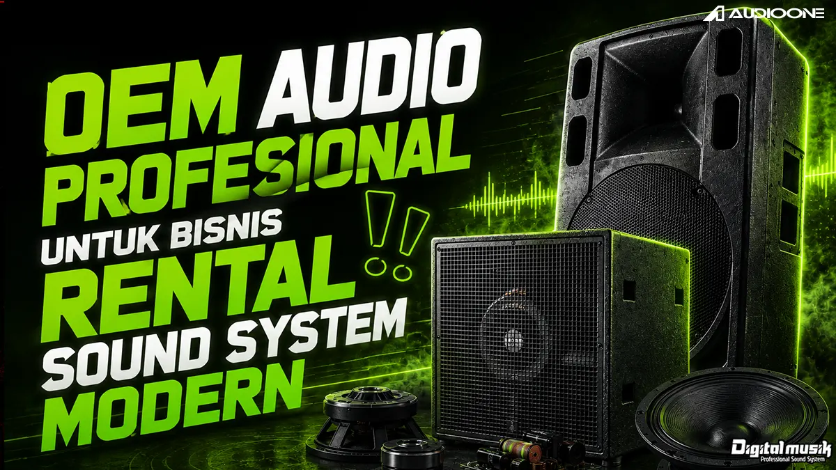 Proses produksi speaker cabinet OEM untuk bisnis rental sound system