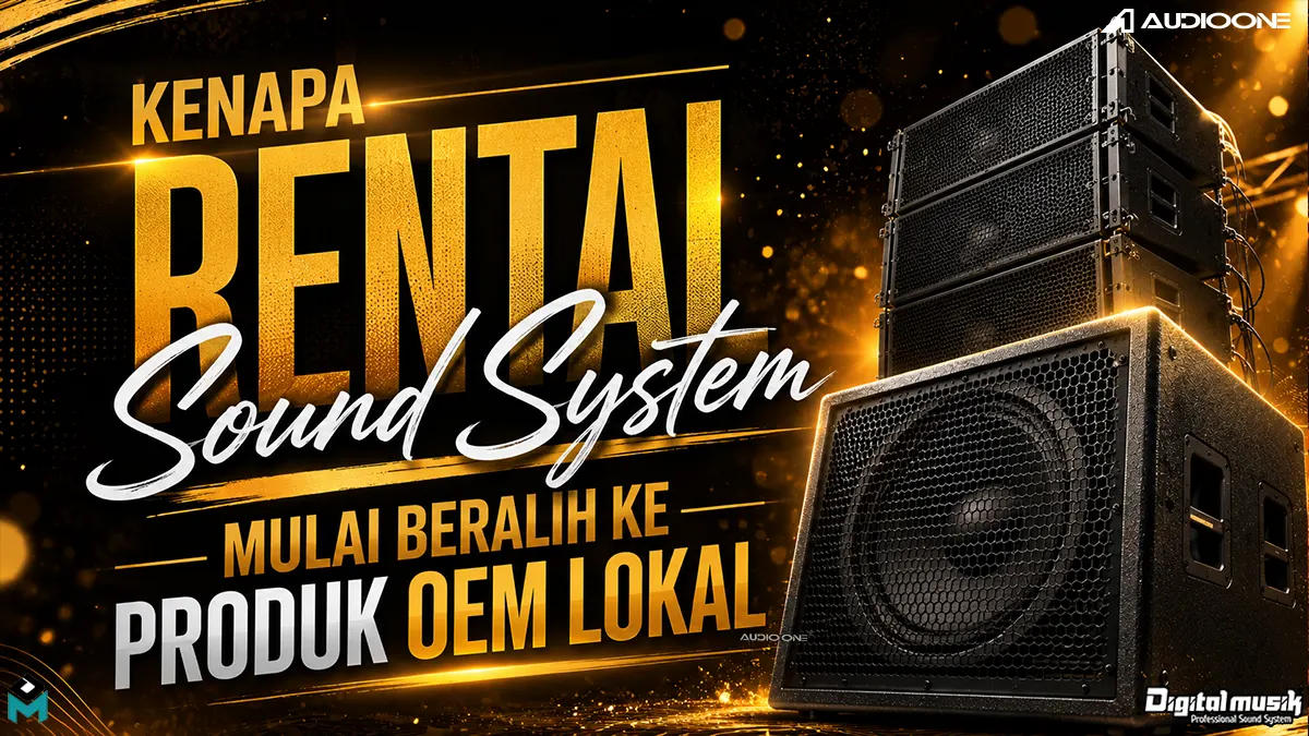 Rental sound system using high-quality local OEM speakers