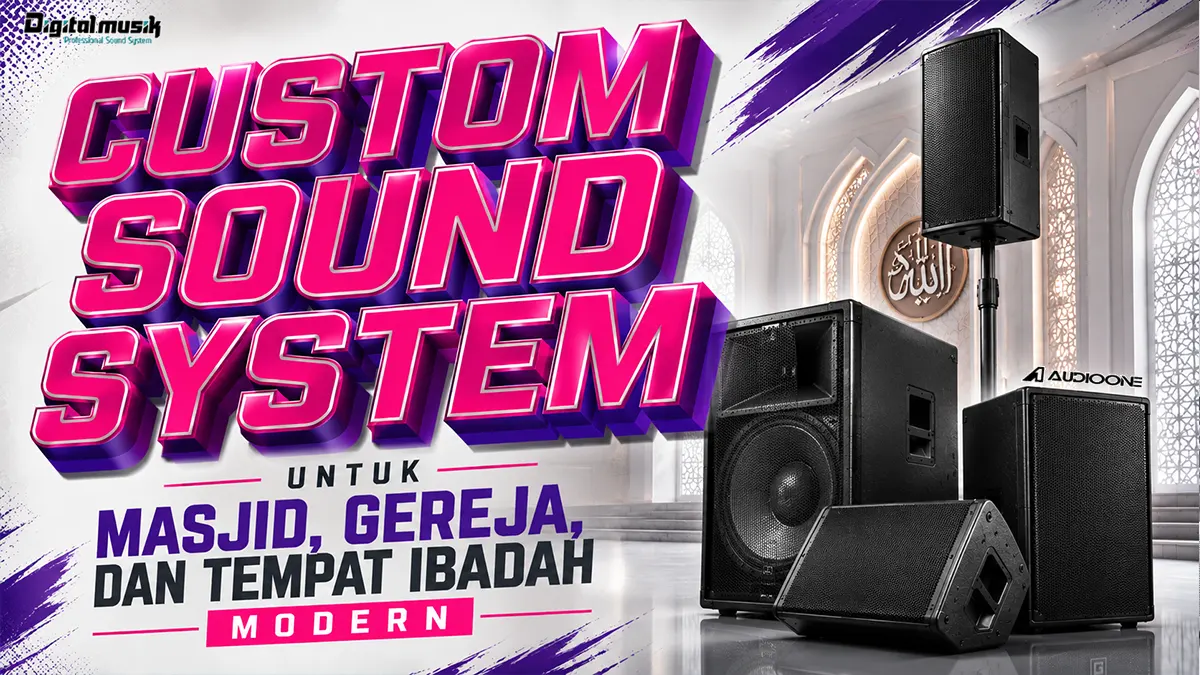 OEM Speaker untuk Masjid, Gereja, dan Tempat Ibadah Modern
