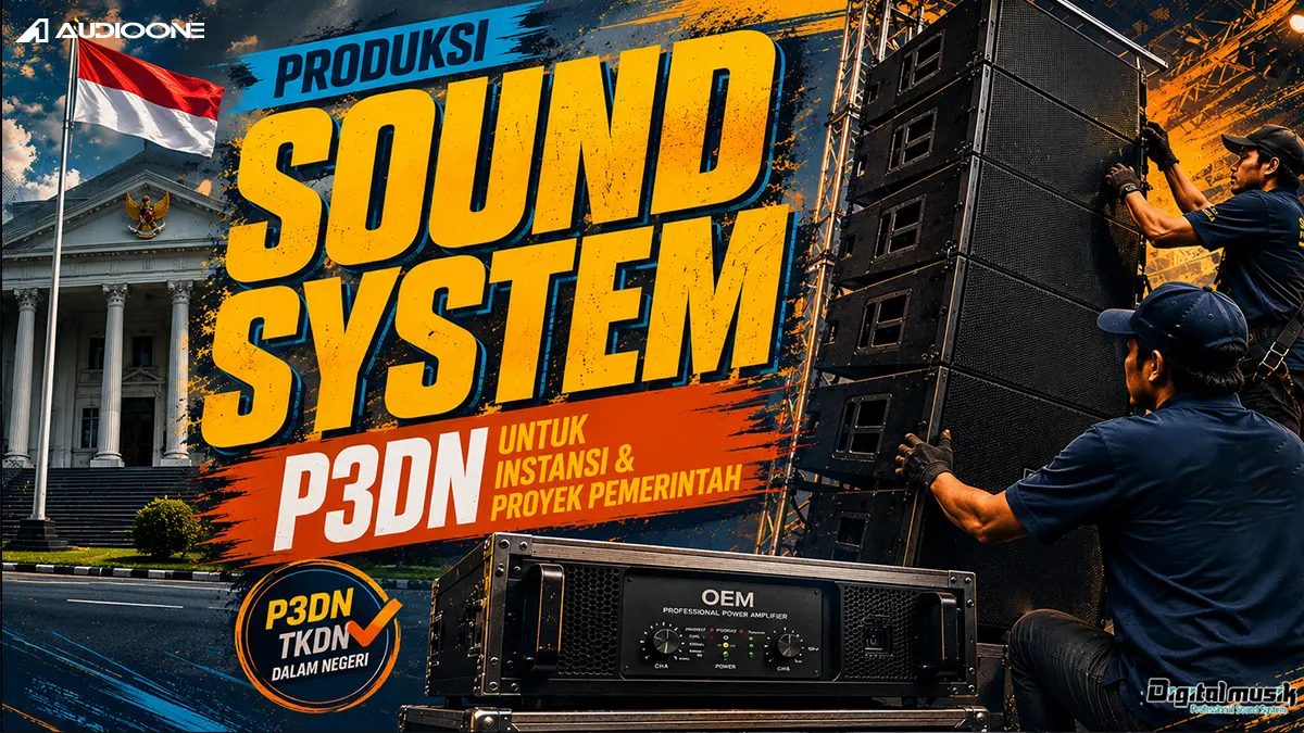 Produksi Sound System P3DN untuk Instansi dan Proyek Pemerintah