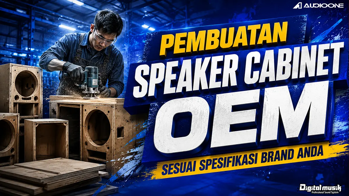 OEM Speaker Cabinet Manufacturing According to Your Brand's Specifications