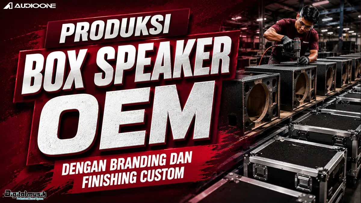 Produksi Box Speaker OEM dengan Branding dan Finishing Custom: Panduan Strategis untuk Brand Audio