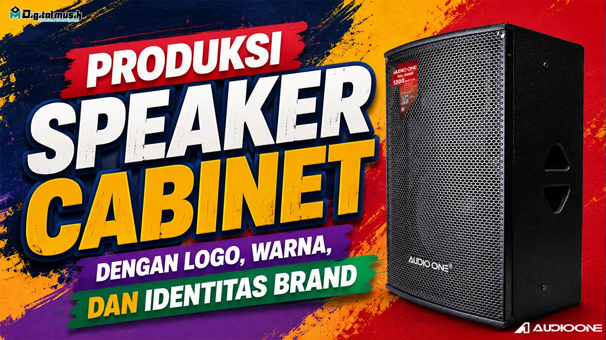 The production process of custom speaker cabinets with company branding logo