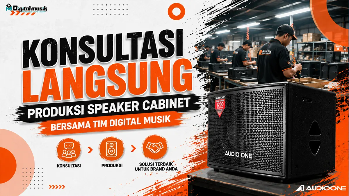 Konsultasi Langsung Produksi Speaker Cabinet Bersama Tim Digital Musik
