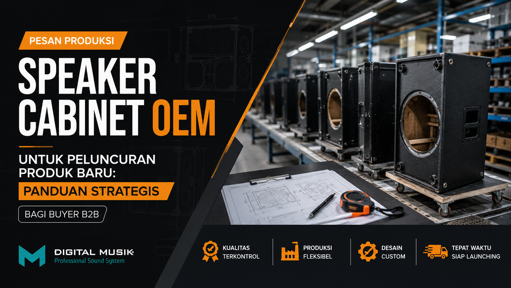 Pesan Produksi Speaker Cabinet OEM untuk Peluncuran Produk Baru: Panduan Strategis bagi Buyer B2B