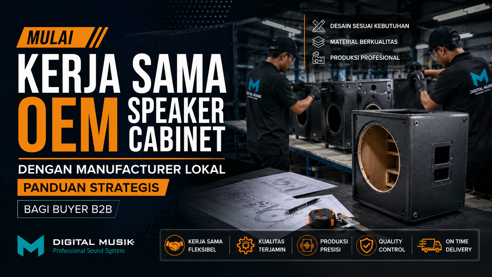 Mulai Kerja Sama OEM Speaker Cabinet dengan Manufacturer Lokal: Panduan Strategis bagi Buyer B2B