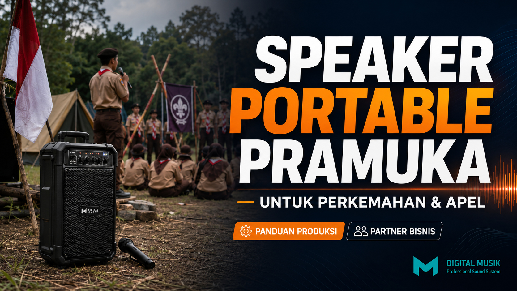 Custom Speaker Portable untuk Perkemahan, Wide Game, dan Apel Pramuka: Panduan Produksi untuk Partner Bisnis