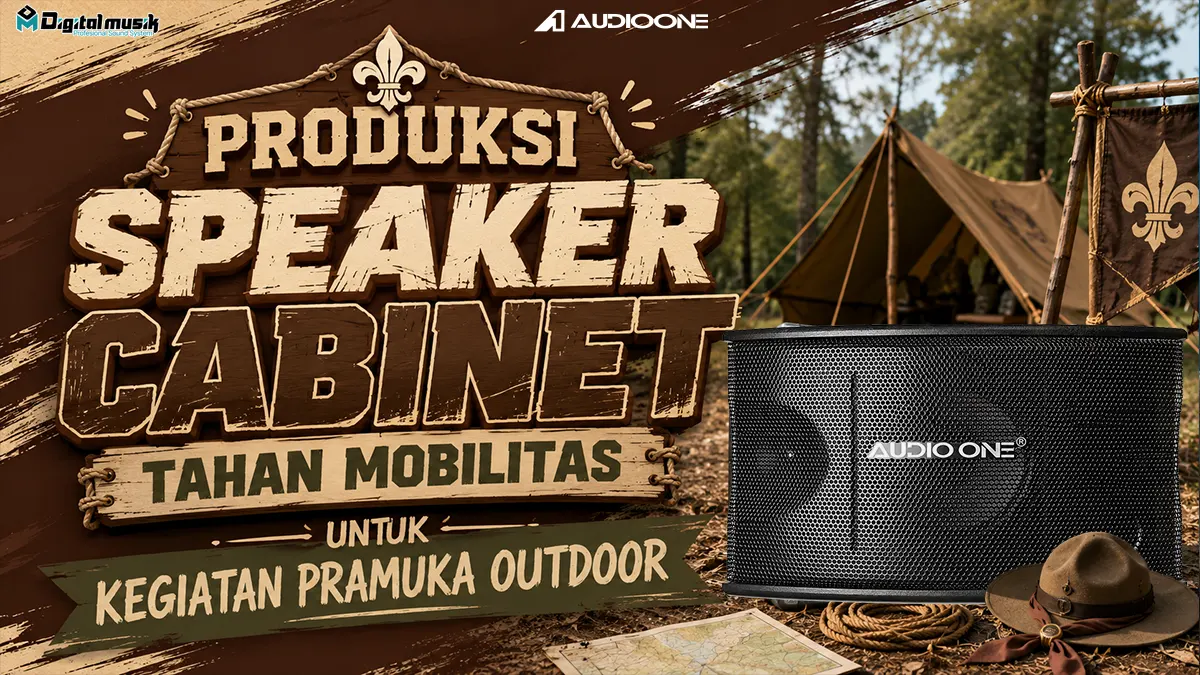 Produksi Speaker Cabinet Tahan Mobilitas untuk Kegiatan Pramuka Outdoor