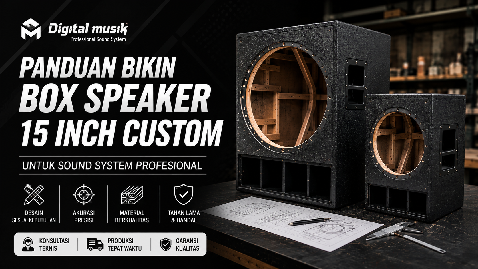 Panduan Bikin Box Speaker 15 Inch Custom untuk Sound System Profesional