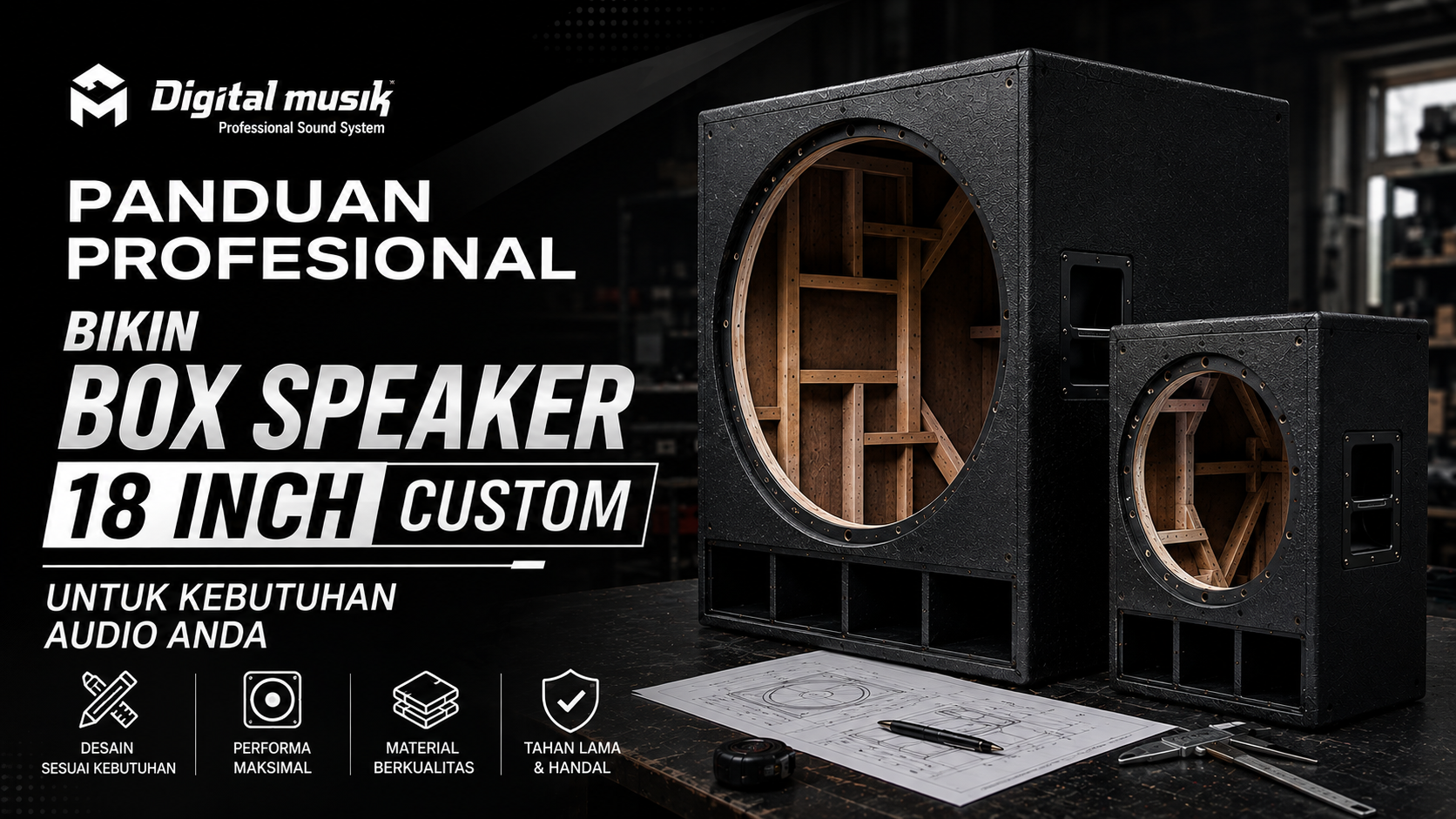 Panduan Profesional Bikin Box Speaker 18 Inch Custom untuk Kebutuhan Audio Anda