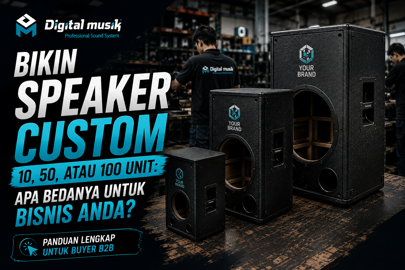 Bikin Speaker Custom 10, 50, atau 100 Unit: Apa Bedanya untuk Bisnis Anda?