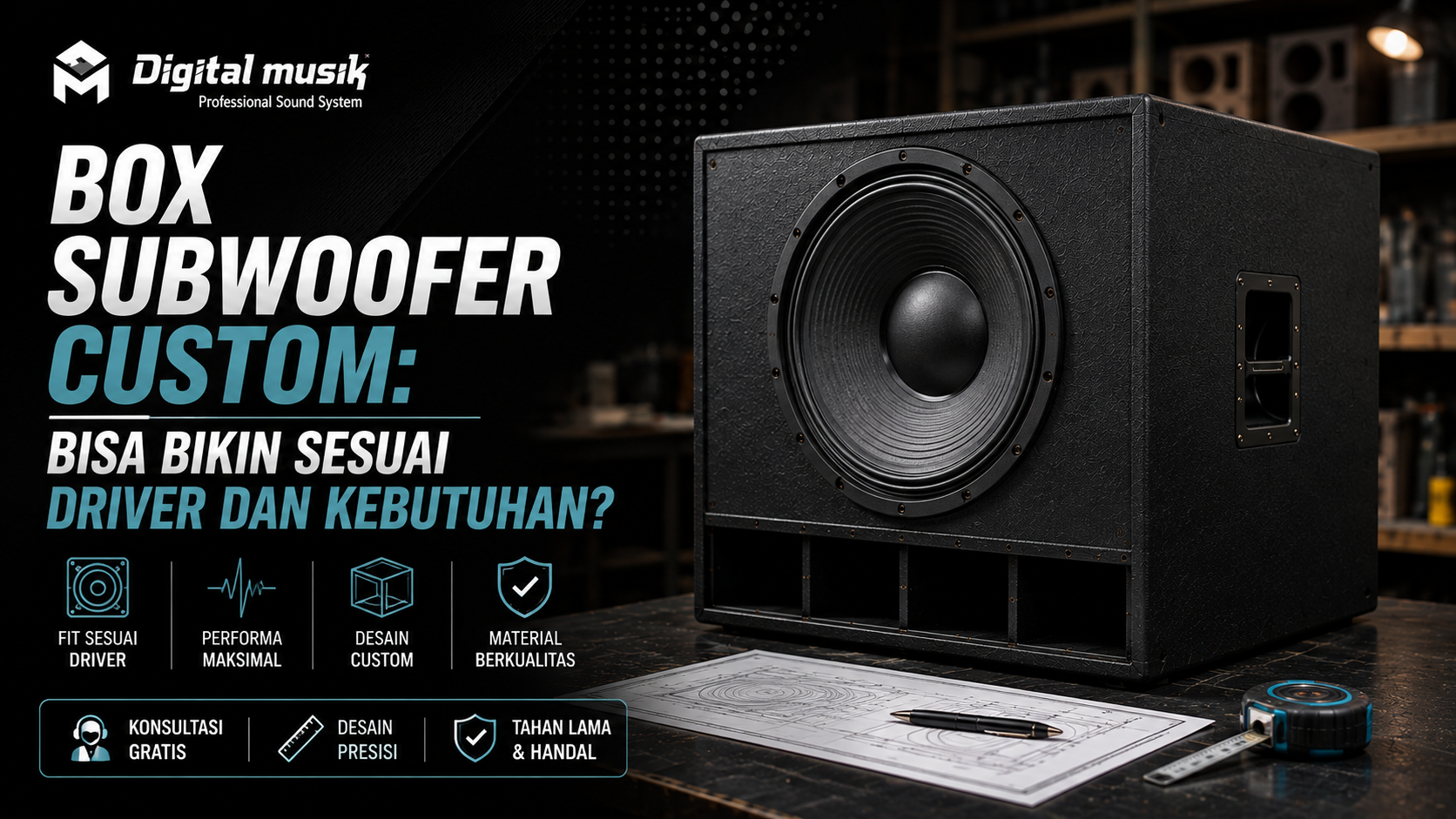 Custom Subwoofer Box: Can it be made to match the driver and requirements?