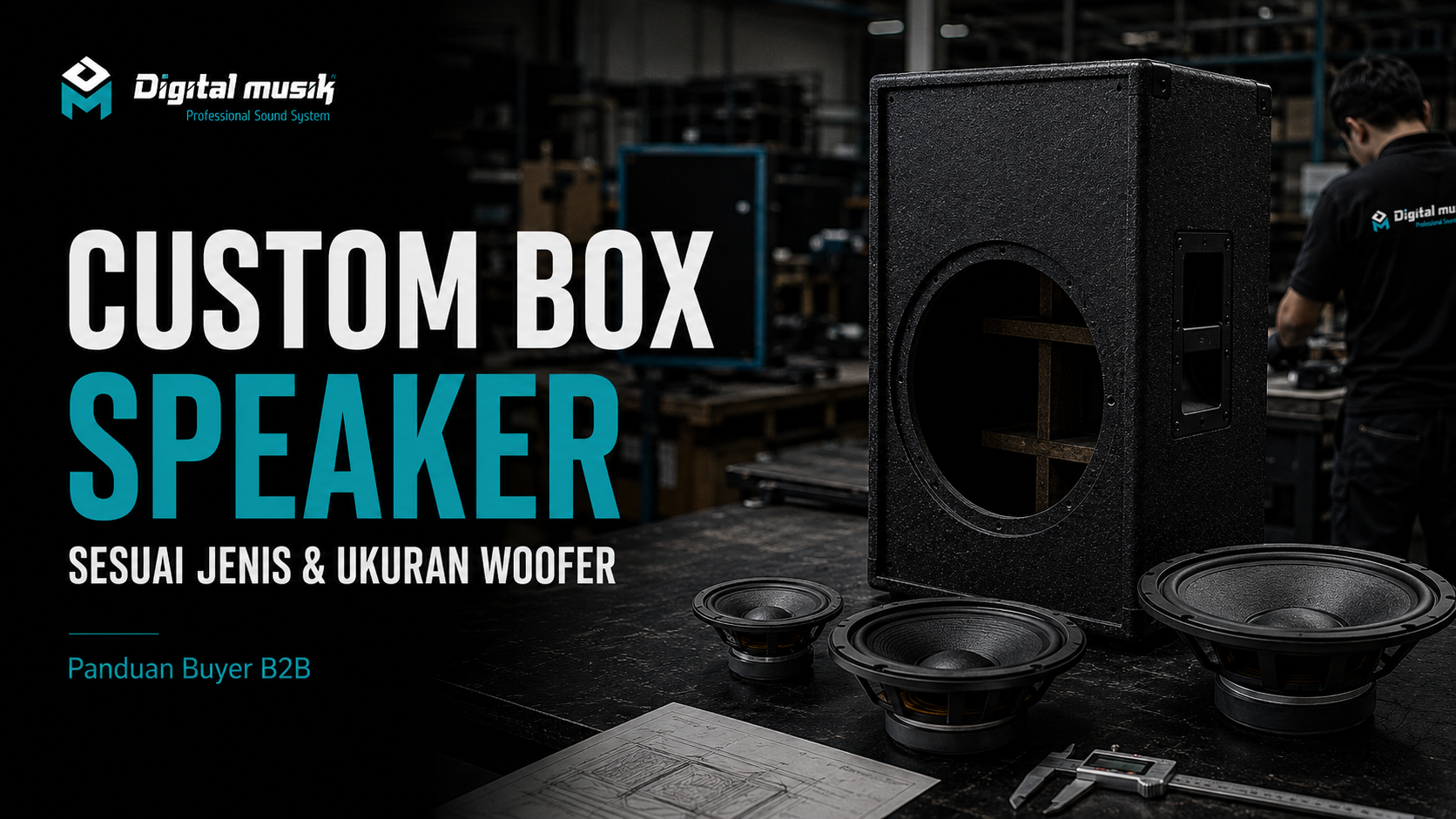 Cara Custom Box Speaker Sesuai Jenis dan Ukuran Woofer: Panduan untuk Buyer B2B