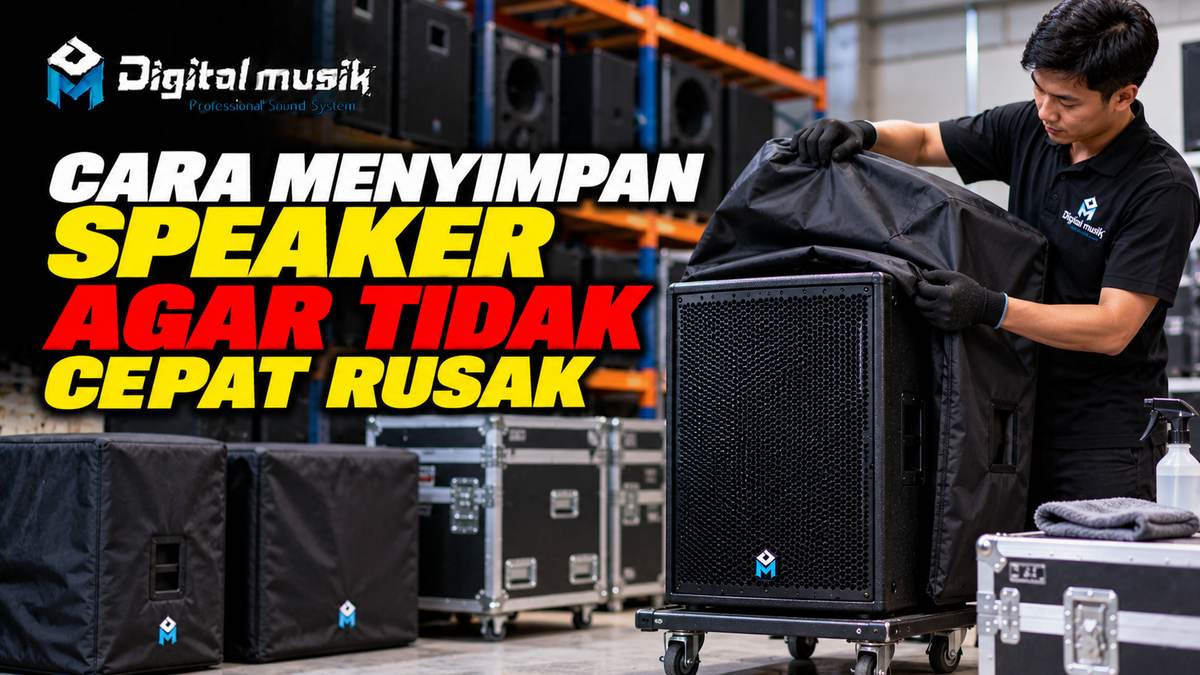 Cara Menyimpan Speaker Agar Tidak Cepat Rusak