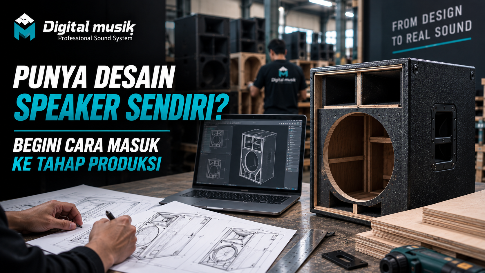 Punya Desain Speaker Sendiri? Begini Cara Masuk ke Tahap Produksi