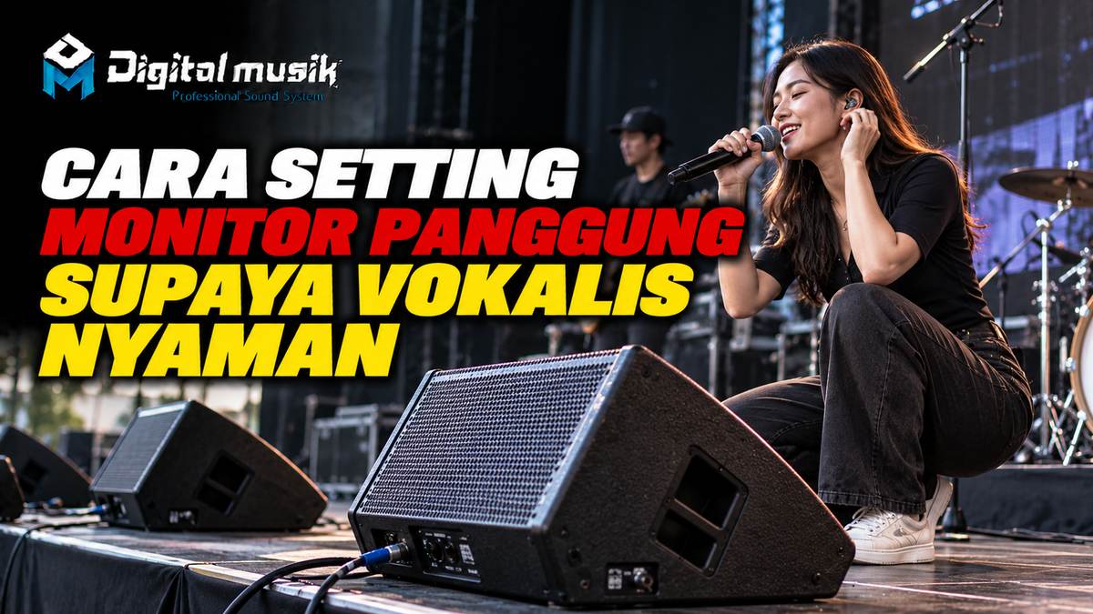 Cara Setting Monitor Panggung Supaya Vokalis Nyaman