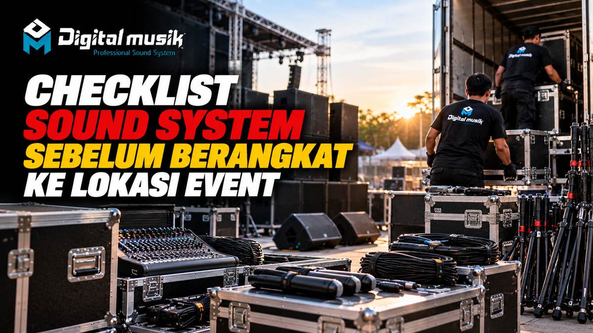 Checklist Sound System Sebelum Berangkat ke Lokasi Event