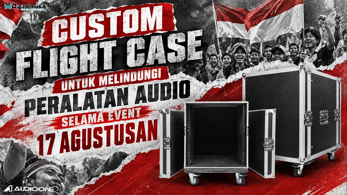 Custom flight case untuk melindungi peralatan audio sound system
