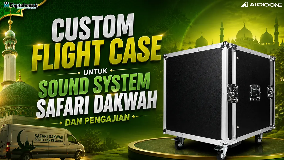 Custom Flight Case untuk Sound System Safari Dakwah dan Pengajian