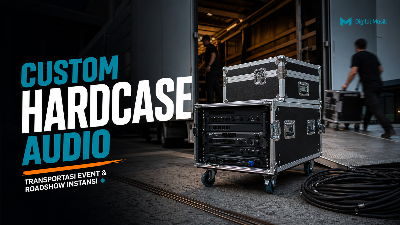 Custom Hardcase Audio untuk Kebutuhan Transportasi Event dan Roadshow Instansi