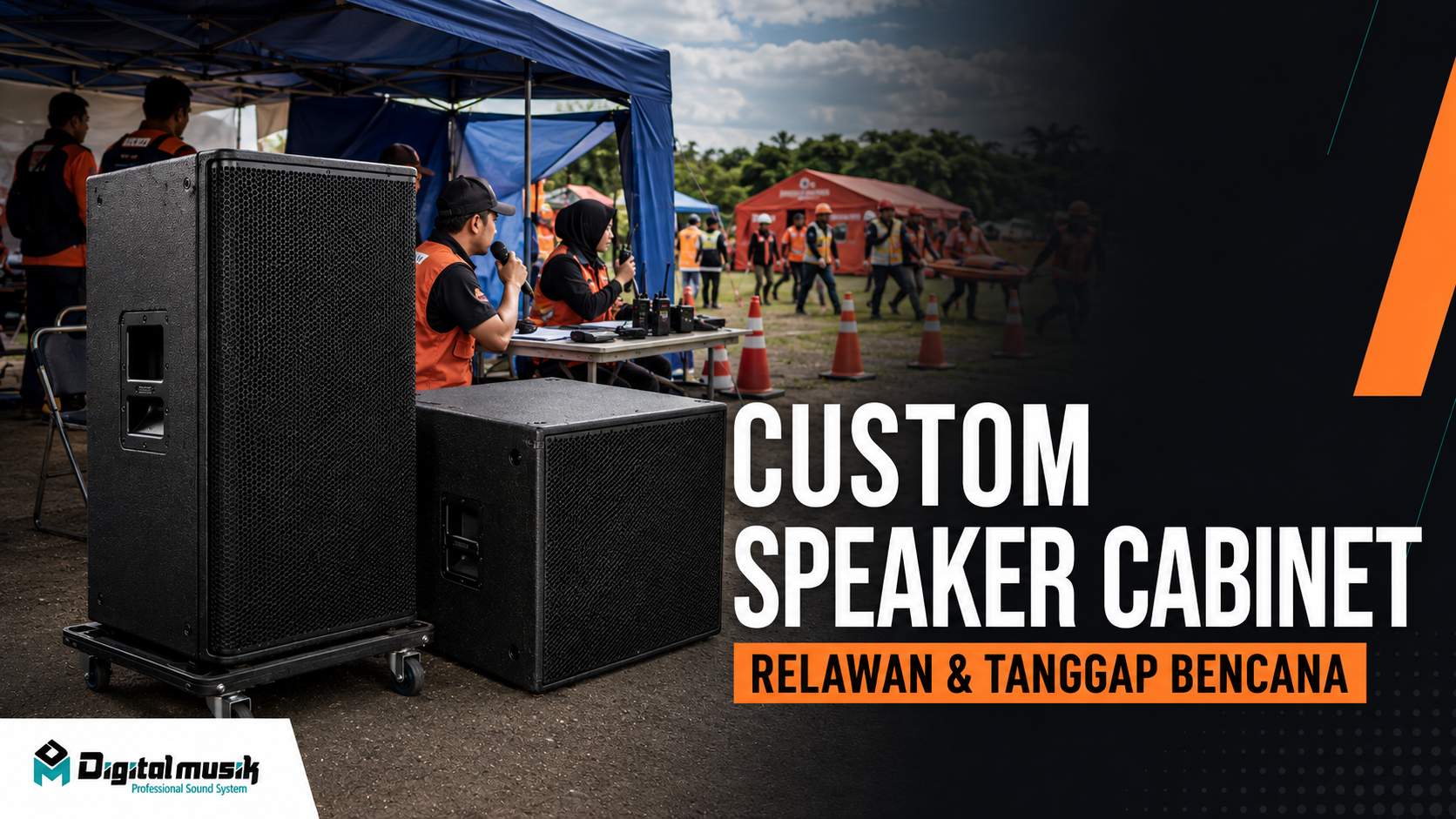 Custom Speaker Cabinet untuk Acara Relawan dan Simulasi Tanggap Bencana: Panduan Produksi