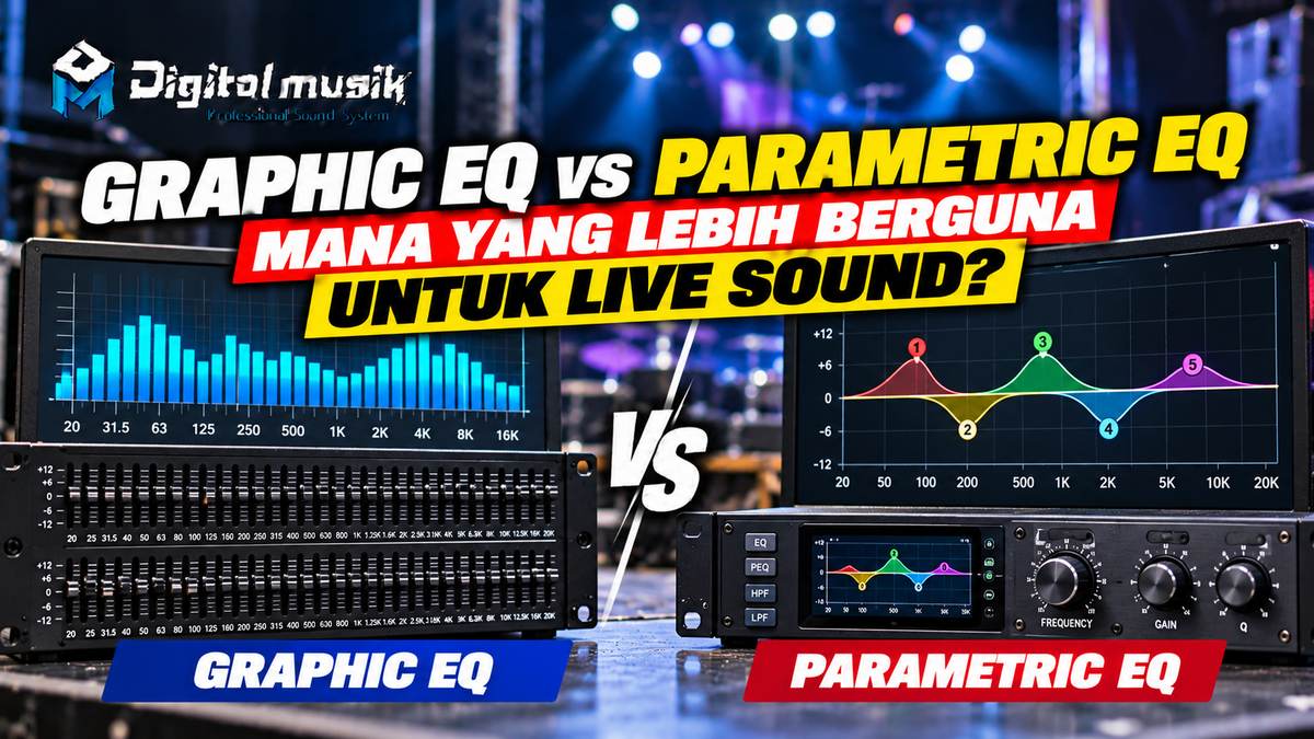 Graphic EQ vs Parametric EQ, Mana yang Lebih Berguna untuk Live Sound?
