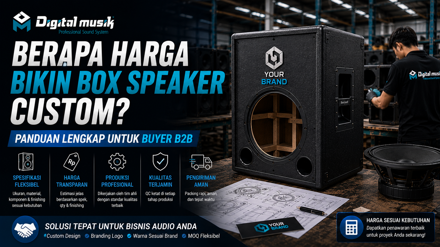 Berapa Harga Bikin Box Speaker Custom? Panduan Lengkap untuk Buyer B2B