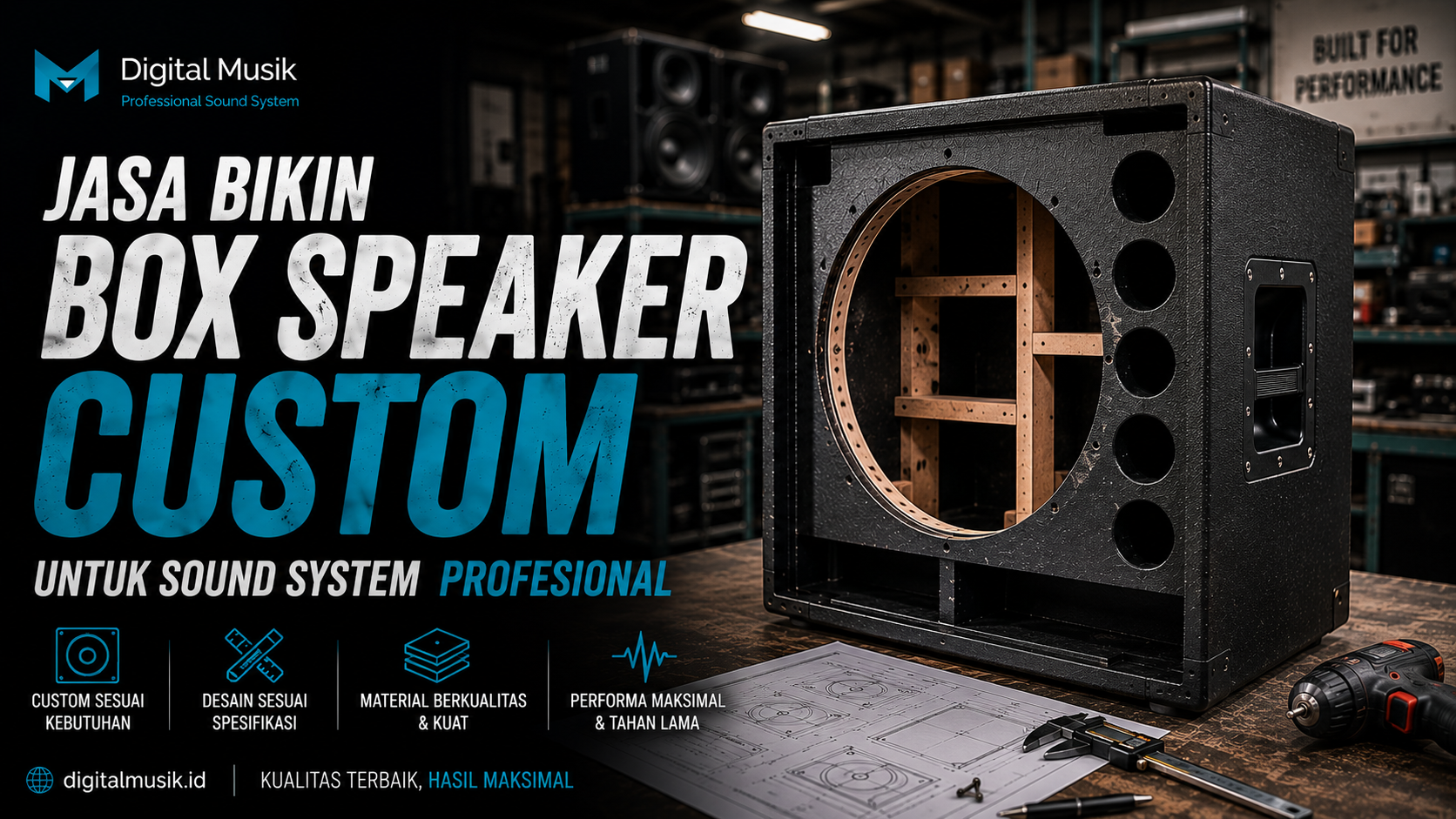 Jasa Bikin Box Speaker Custom untuk Sound System Profesional
