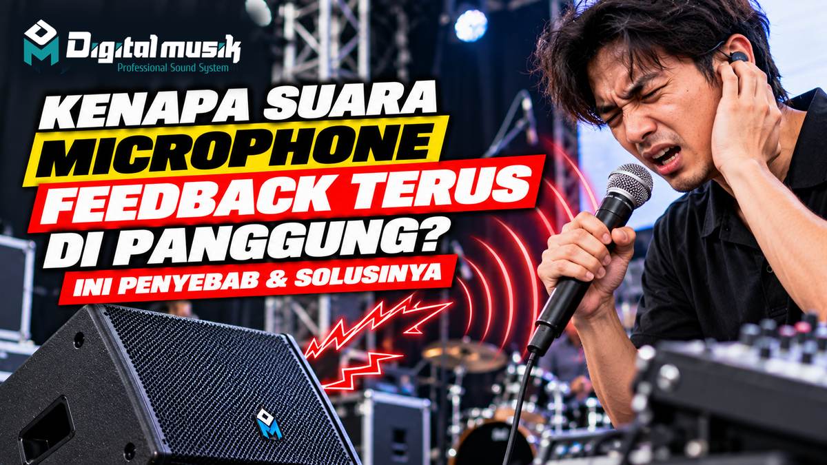 Kenapa Suara Microphone Feedback Terus di Panggung? Ini Penyebab & Solusinya