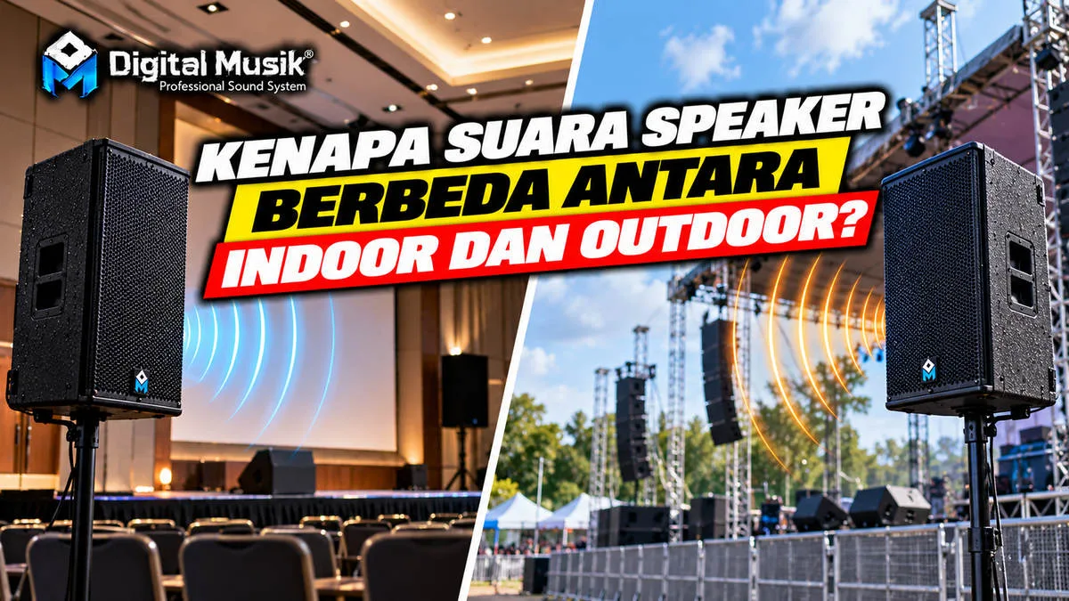 Kenapa Suara Speaker Berbeda Antara Indoor dan Outdoor?