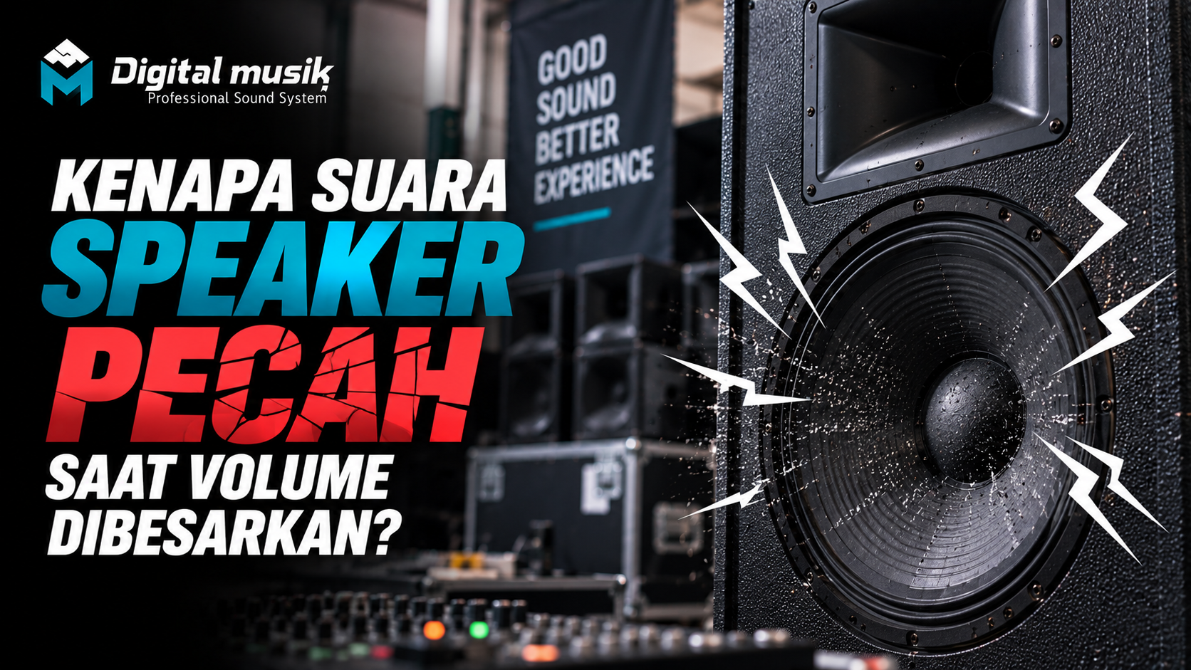 Kenapa Suara Speaker Pecah Saat Volume Dibesarkan?