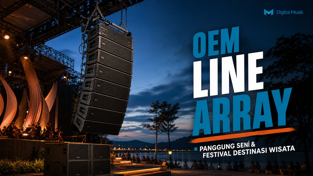 OEM Line Array untuk Panggung Seni dan Festival Destinasi Wisata