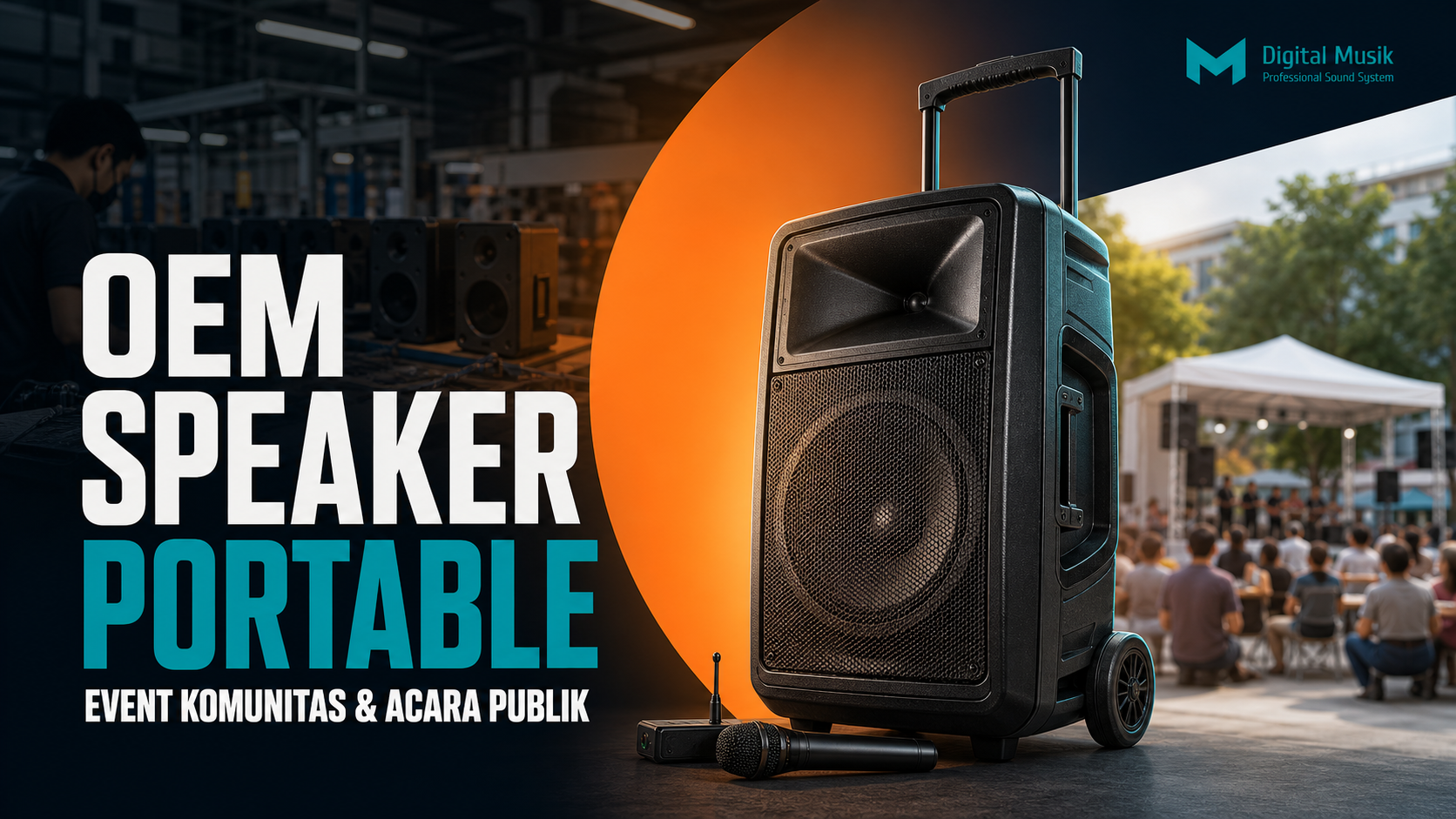 Strategi Produksi OEM Speaker Portable untuk Event Komunitas Radio dan Acara Publik