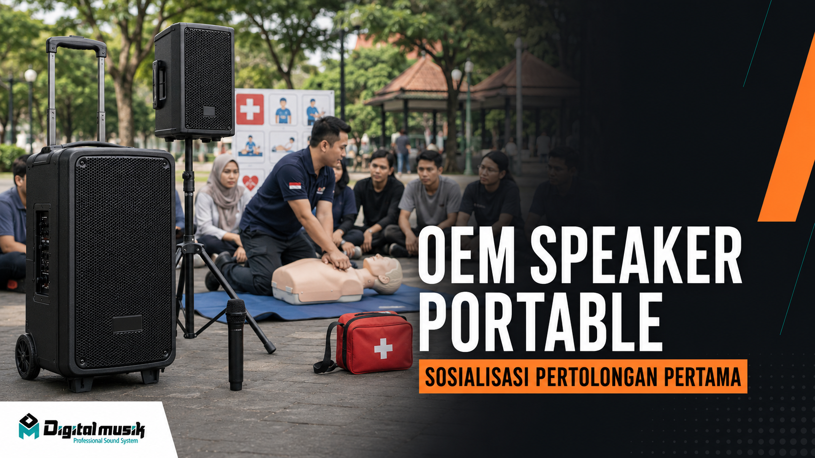 Panduan Produksi OEM Speaker Portable untuk Sosialisasi Pertolongan Pertama di Ruang Publik