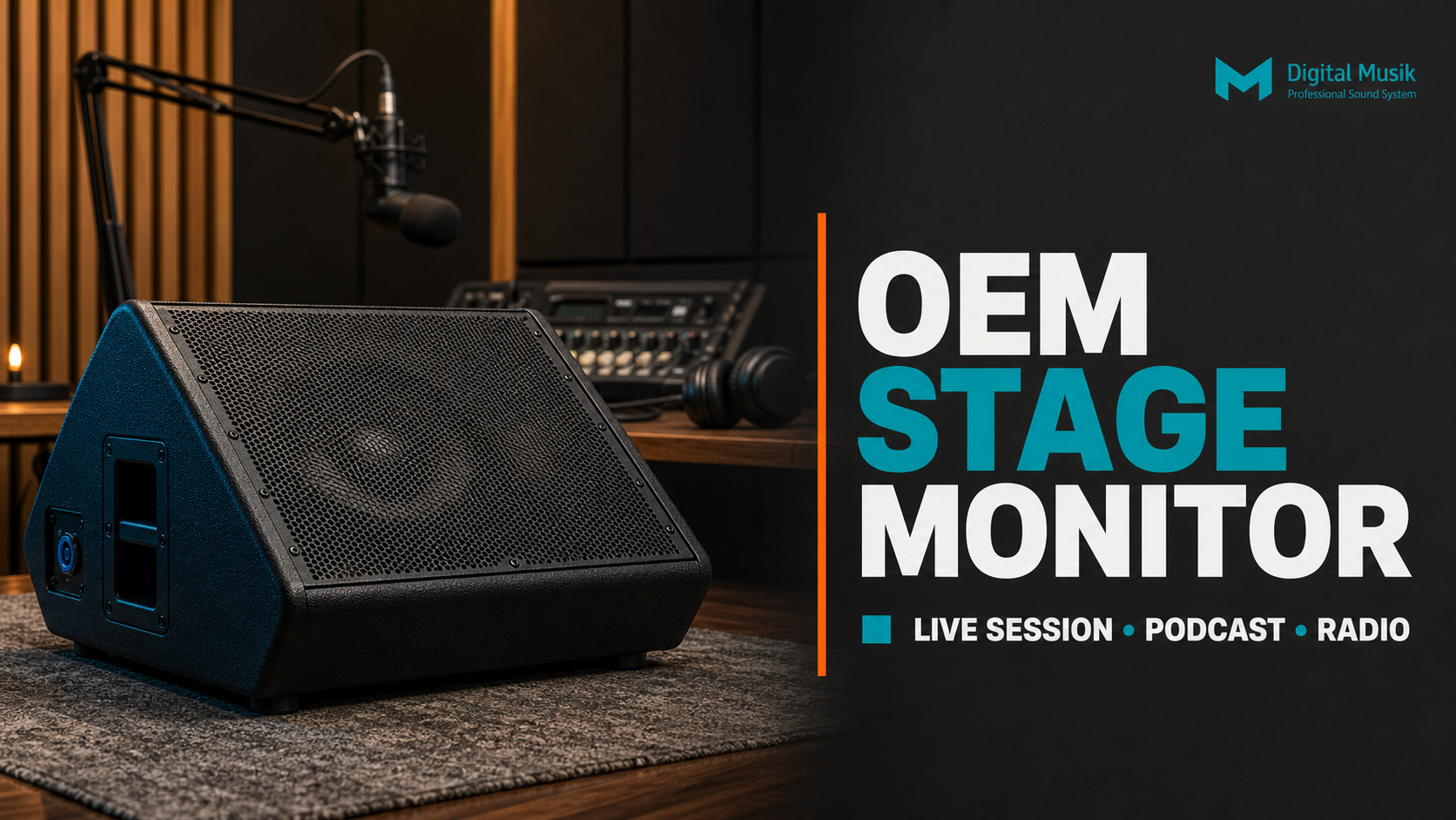 Panduan Produksi OEM Stage Monitor untuk Live Session, Podcast, dan Radio