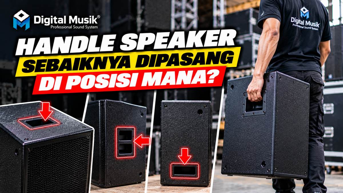 Handle Speaker Sebaiknya Dipasang di Posisi Mana?