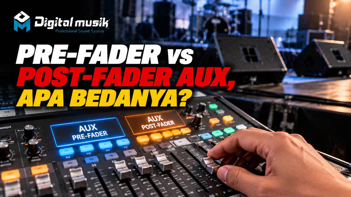 Pre-Fader vs Post-Fader Aux, Apa Bedanya?
