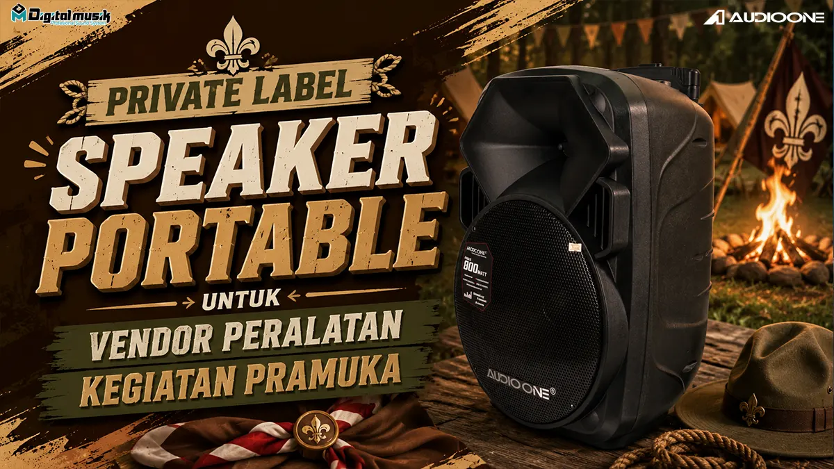 Proses manufaktur speaker portable untuk kebutuhan vendor peralatan kegiatan Pramuka