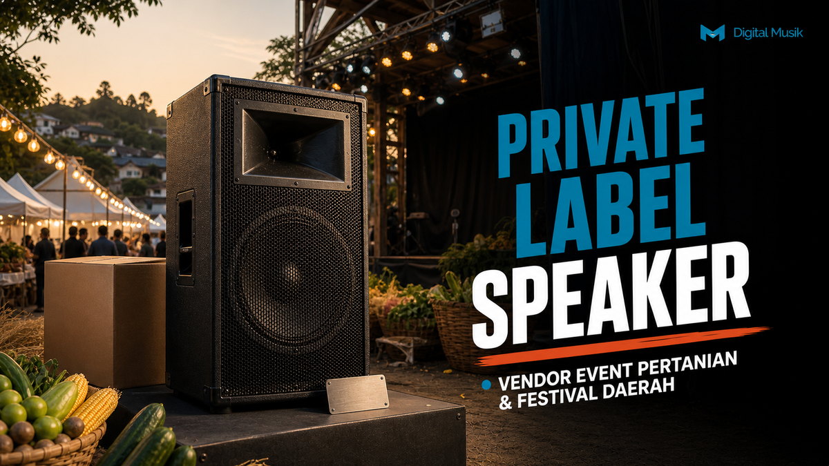 Proses produksi speaker cabinet untuk kebutuhan vendor event