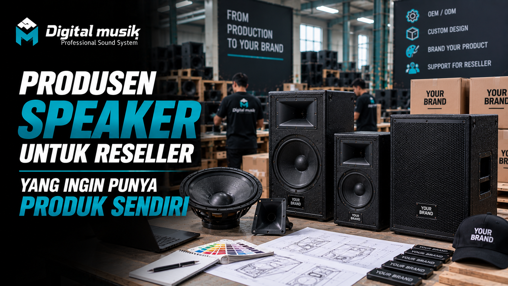 Produsen Speaker untuk Reseller yang Ingin Punya Produk Sendiri