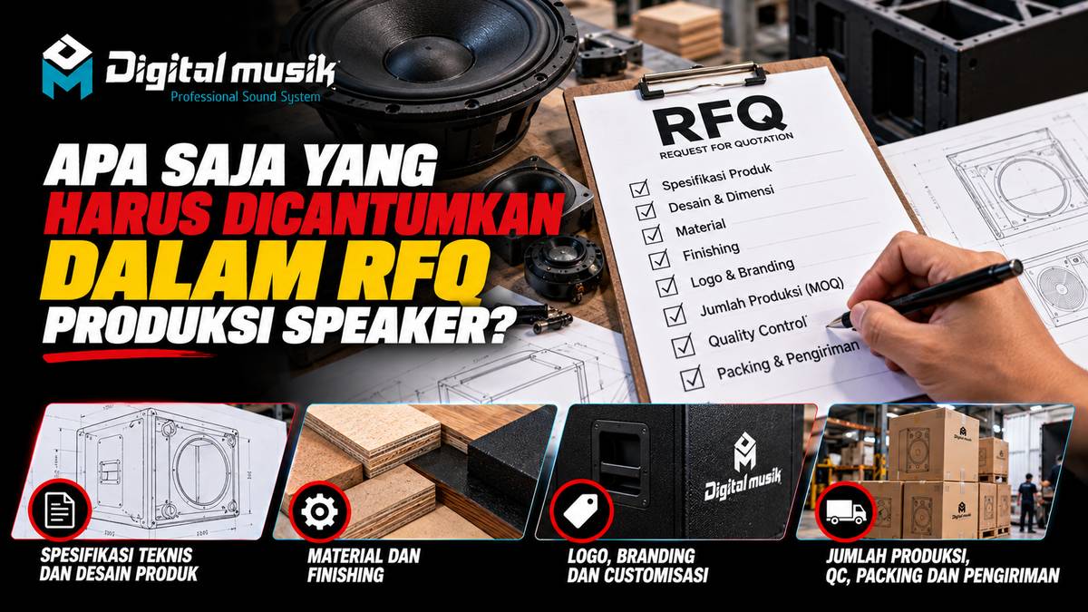 Apa Saja yang Harus Dicantumkan dalam RFQ Produksi Speaker?